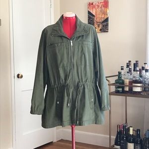 Olive utility style jacket